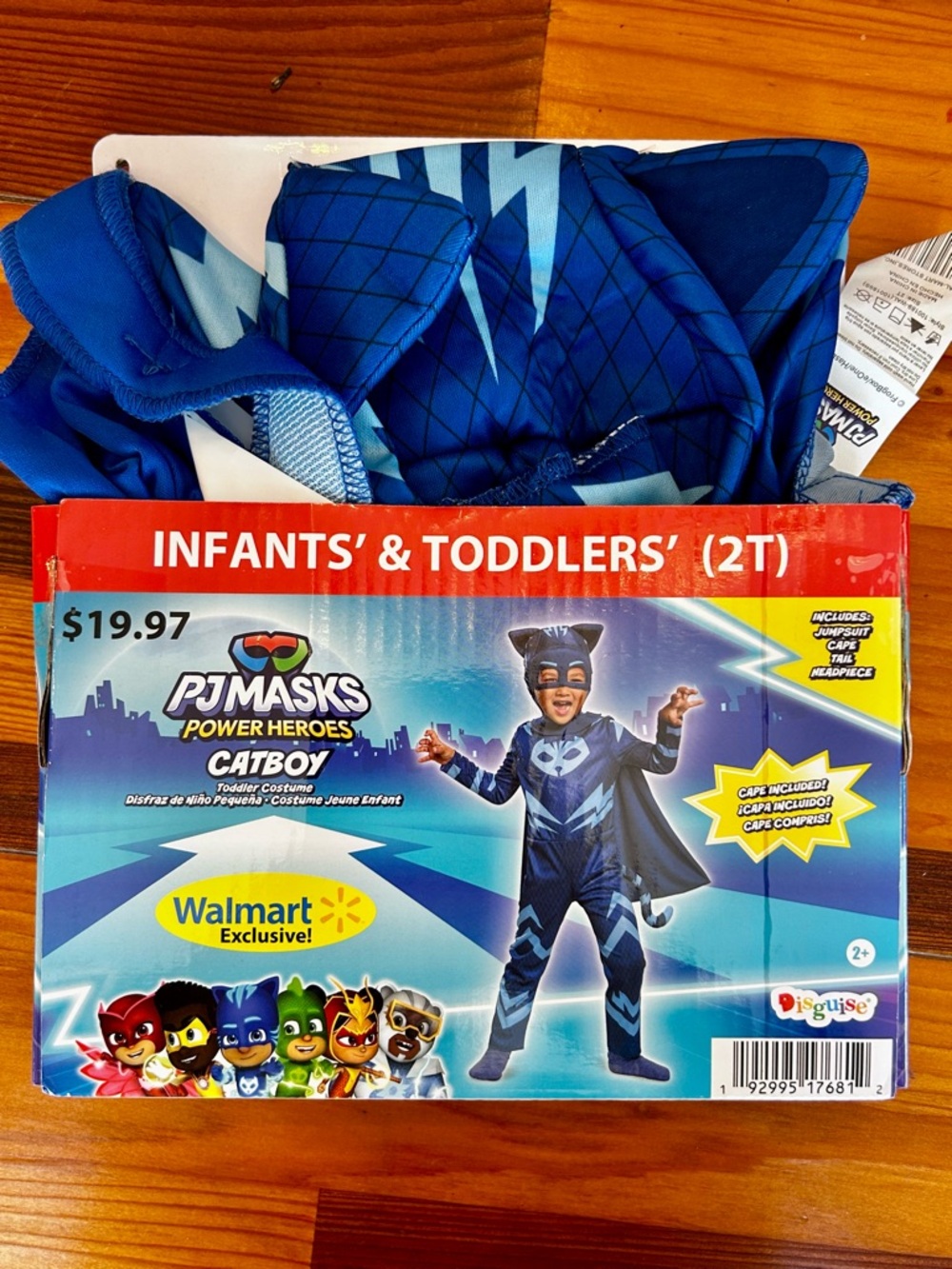 Disguise PJ Masks Catboy Toddler Costume - Blue 2T